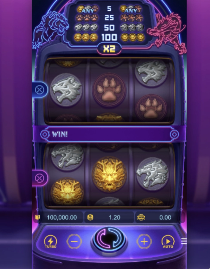 Luva Bet Dragon Tiger Luck